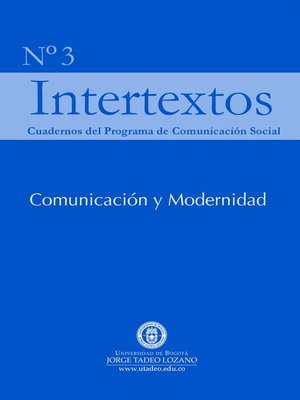 cover image of Intertextos. Cuadernos del Programa de Comunicación Social (Nº 3)